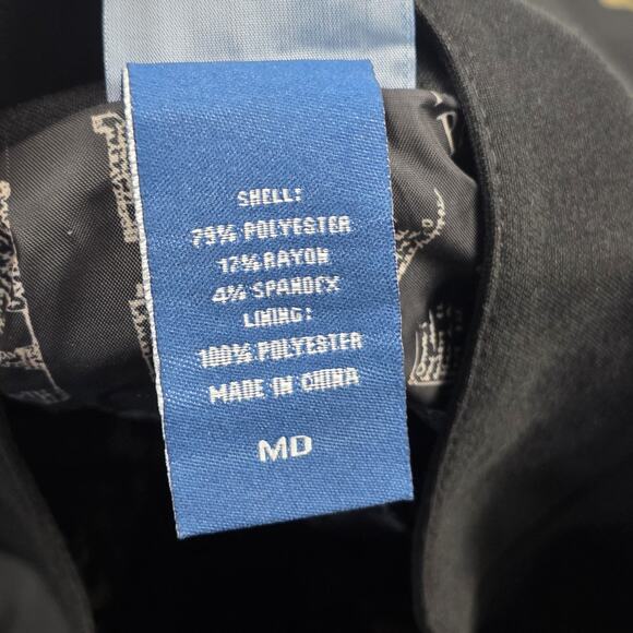 Harry Potter Coat Womens Medium Black Marauders Map Fit Flare Hot Topic Buttons - Picture 9 of 16